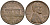 США 1 цент 1960 D, Линкольн KM 201 медь цинк 4564-336