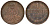 Ганновер 1 пфенниг 1861 B, Георг V KM 233, AKS 156, J. 90 медь 4594-444