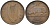 Ирландия 1/2 пенни 1943 свинья с поросятам KM 10 бронза 4132-326