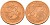 Финляндия 2 евроцента 1999  KM 99 сталь плакированная медью  UNC  4160-348