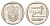 ЮАР 1 ранд 2011 KM 504 медь плакированная никелем UNC 4627-552