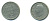 Греция 2 драхмы 1957 Павел I (1947-1964) KM 82 медно-никель 80-255