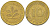ФРГ 10 ПФЕННИГОВ 1993 J KM 108, J.383 сталь плакированная латунью 3718-845