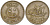 Кувейт 50 филсов 1974 AH 1394, парусник KM 13 медно-никель 4597-1237