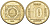 Югославия 10 динаров 1988 KM 131 латунь 4567-628
