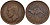 Австралия 1 пенни 1943 Георг VI (1937-1952), кенгуру KM 36 бронза 4599-345