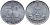 ГДР 50 ПФЕННИГОВ 1958 А KM 12.1 алюминий UNC 76-841