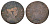 Англия 1/2 пенни 1700 Вильгельм III (1689-1702) KM 503, Spink 3556 медь 1519-324