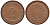 ГЕРМАНИЯ 2 ПФЕННИГА 1876 A, СТАРОГЕРБОВКА KM 2, J.2 медь 4127-1315