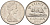 Канада 5 центов 1968 бобр, Елизавета II (1952-) KM 60.1 никель 4126-514