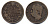 ИТАЛИЯ 10 ЧЕНТЕЗИМО 1893 B/I, УМБЕРТО I (1878-1900) KM 27.1 медь 25-516