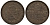 Саксен-Веймар-Эйзенах 2 пфеннига 1865 A C # 90 медь 00-00