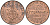 Саксония 5 пфеннигов 1869 В, Johann (1854-1873) KM 1218, AKS 151, J. 123 медь aUNC 1528-625