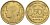 ФРАНЦИЯ 50 САНТИМОВ 1940 ТИП MORLON KM 894.1, LE FRANC 192.17 алюминиевая бронза 44-758