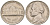США 5 центов 1960 D, Джефферсон KM А192 медно-никель 92-1042