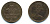 Великобритания 2 пенса 1971 Елизавета II (1952-2022) КМ 916, Spink 4235 (C1) бронза 4110-543