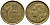 ФРАНЦИЯ 10 ФРАНКОВ 1952 ПЕТУХ KM 915.1 алюминиевая бронза 4397-811