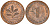 ФРГ 1 пфенниг 1992 A KM 105, J. 380 сталь плакированная медью    4598-668