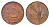 Турция 10 курушей 1974 KM 891.3 бронза UNC 4675-653