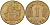 Исландия 1 крона 1971 KM 12a никель латунь UNC 4126-954