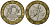 Франция 10 франков 1989 тип гений Бастилии KM 964.1, Le Franc 375.3 биметалл 4135-535