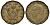 Великобритания 3 пенса 1943 Георг VI (1936-1952) KM 849, Spink 4112 никель латунь 4538-1116