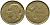 Франция 50 франков 1951 петух KM 918.1, LE FRANC 425.5 алюминиевая бронза 81-643