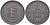 Гернси 8 даблов (дублей) 1889 KM 7 бронза 3996-526