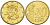 Финляндия 10 евроцентов 1999 М KM 101 латунь UNC 214-329