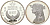 Египет 5 фунтов 1993 портрет Клеопатры KM 735 серебро  PROOF  11-241-14