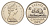 Канада 5 центов 1974 Елизавета II (1952-2022), бобр KM 60.1 никель PROOF-LIKE (BU) 4630-943