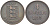 Гернси 4 дабла (дубля) 1893 Н KM 5 бронза 4517-932
