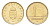 Венгрия 1 форинт 1995 KM 692 никель латунь UNC 4705-1145