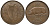 ИРЛАНДИЯ 1/2 ПЕННИ 1935 СВИНЬЯ С ПОРОСЯТАМИ KM 2 бронза 1525-912