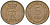 Дания 5 эре 1966 C; S, Фредерик IX (1947-1972) KM 848.1 бронза 4529-642