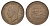 ЮАР 1/2 пенни 1943 KM 24 бронза 4622-653