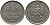 ФРГ 1 марка 1950 D, KM 110, J. 385 медно-никель 51-816