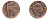 Великобритания 1 пенни 2010 Елизавета II (1952-2022) KM 1107, Spink B6 сталь плакированная медью 177-1224