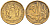 ЮАР 10 центов 1995 цветок KM 135 сталь плакированная латунью 4549-153