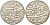 Британская Индия, Бенгальское президентство 1 рупия ND (1793-1818) Шах Алам II KM?99.1 серебро 63-1042