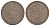 Тунис 2 харуб 1872 AH 1289, Абдул-Азиз (1861-1876) KM 174 медь 4634-836