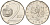 Словакия 2 кроны 1993 KM 9 сталь плакированная никелем 4152-914
