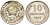СССР 10 копеек 1925 Федорин 5 серебро 4160-423
