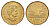 Канада 1 доллар 2005 Елизавета II (1952-2022), утка KM 495 никель плакированный позолоченной бронзой UNC 4637-1011