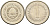Югославия 1 динар 1990 KM 142 медь никель цинк 4519-517
