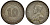 Стрейтс-Сетлментс 10 центов 1927 Георг V (1910-1936) КМ 29b серебро 53-631