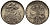 Польша 10 злотых 1965 MW, 700 лет Варшаве, проба, probe KM Pr 133 медно-никель  UNC  1530-932