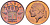 БЕЛЬГИЯ 50 САНТИМОВ 1977 BELGIE, БОДУЭН I (1951-1993) KM 149.1 бронза 214-637