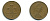 Великобритания 2 пенса 1971 Елизавета II (1952-2022) KM 916, Spink 4235 (C1) бронза 37-1237