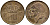 БЕЛЬГИЯ 50 САНТИМОВ 1953 BELGIQUE KM 144 бронза 4392-759